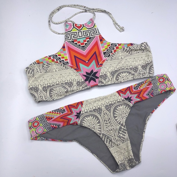 Rip Curl Other - NWOT Rip Curl Printed Bikini Set Large Excellent C